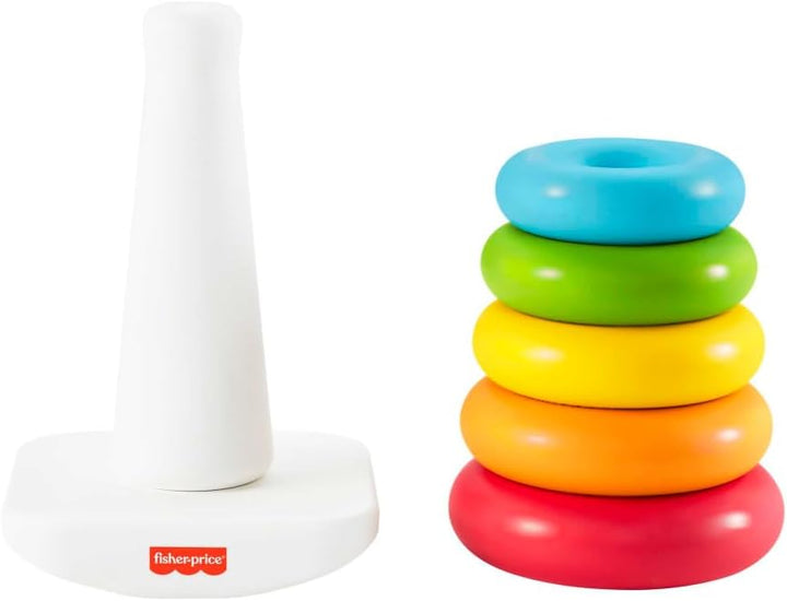 Fisher-Price Rock-a-Stack Baby Toy - Classic Ring Stacking Toy for 6+ Months
