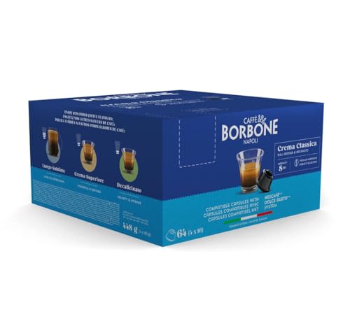 Caffè Borbone Crema Classica -64 Nescafé Dolce Gusto Compatible Coffee Capsules 7