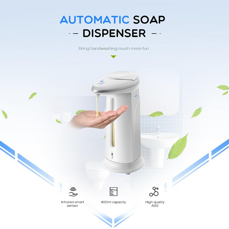 Vivo Technologies Automatic Soap Dispenser SD330 - Touchless Hygiene | Low Battery Consumption | White Plastic 3