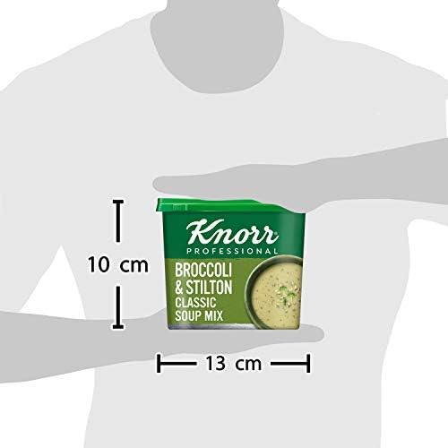 Knorr Classic Broccoli and Stilton Soup Mix, 25 Portions (4.25 Litres)