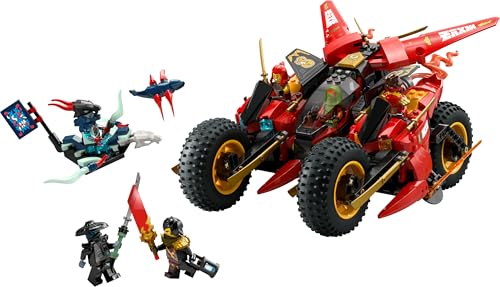 LEGO NINJAGO Ninja Combat Vehicle - 3-in-1 Set with 6 Minifigures | Model 71844 | Ages 8+ 10
