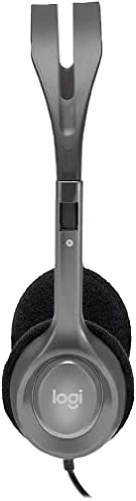 Logitech H110 Wired Stereo Headset with Noise-Cancelling Microphone for Gaming, Music, and Calls 1
