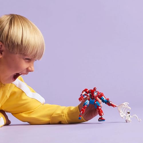LEGO Marvel Spider-Man Mech vs. Anti-Venom - Buildable Super Hero Playset for Kids 6+ 4