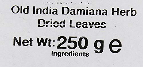 Old India Damiana Herb Dried Leaves 250g 2