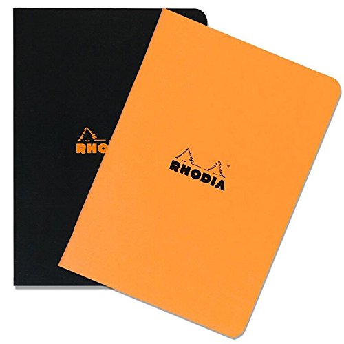 Rhodia 119166C Composition Notebook - A4 Size | 96 Pages | 80 g/m² White Paper | Black Cover 3