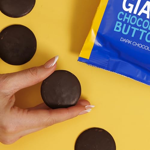 Montezuma's Giant Dark Chocolate Buttons, Gluten Free and Naturally Vegan
