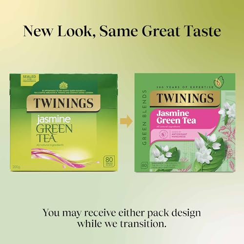Twinings Jasmine Green Tea - Green Tea Bags (80 Tea Bags)