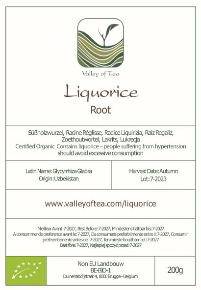 Valley of Tea - Organic Licorice Root Herbal Tea (200g)