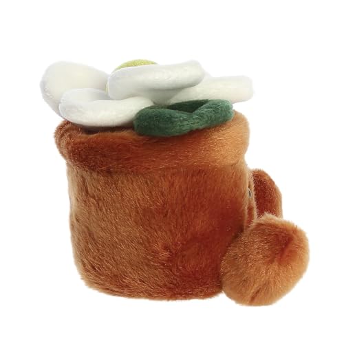 Aurora Palm Pals Junie Daisy 5In Soft Toy - Brown & White Plush for Babies & Kids 7