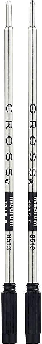 Cross Ballpoint Refill, Medium Black, 2 per Card (8513-2)
