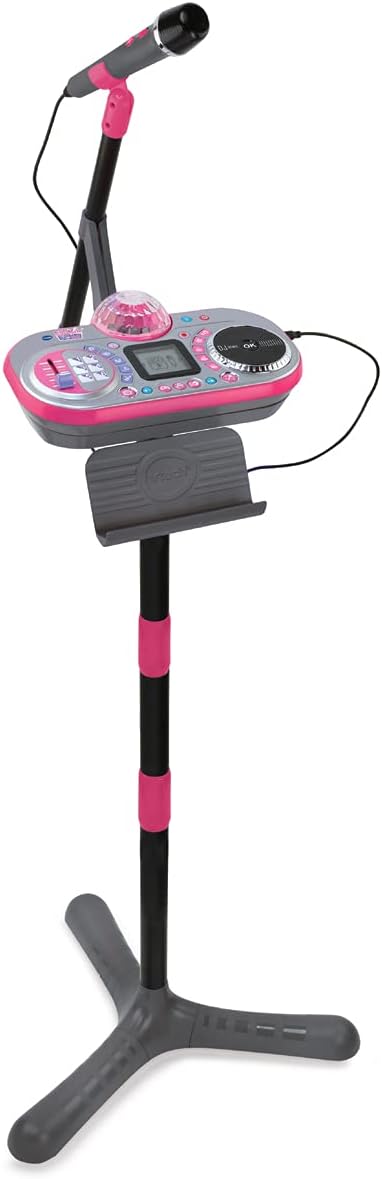 VTech Kidi Super Star DJ - Kids Microphone Toy with DJ Mixer, Sing-Along Songs & Sound Effects for Ages 6+