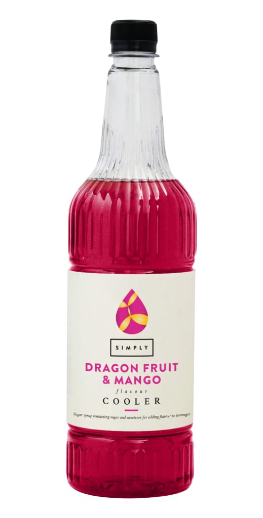 Simply Dragon Fruit and Mango Cooler - Tropical Syrup Concentrate | 1 Litre 1