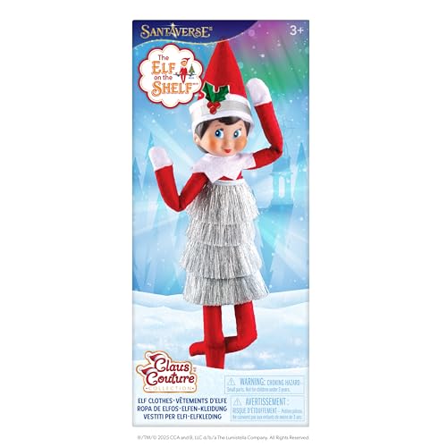 The Elf on the Shelf Claus Couture Collection Tiny Tinsel Dress - Dazzling 8