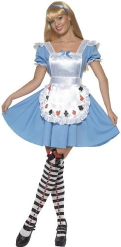 Smiffys Alice in Wonderland Women's Card Game Costume Dress - S 1