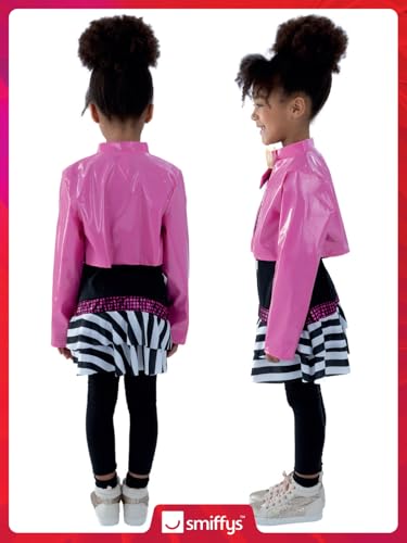Smiffys Rockstar Glam Costume - Size L (Ages 7-9) (36334M)