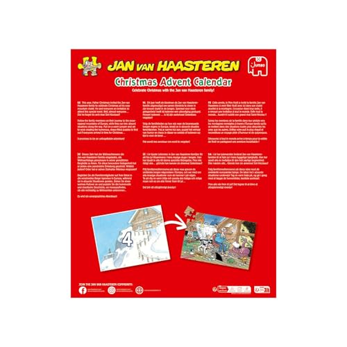 Jan Van Haasteren Christmas Advent Calendar - 24 Days of 54-Piece Puzzles, 1296 Total Pieces 4