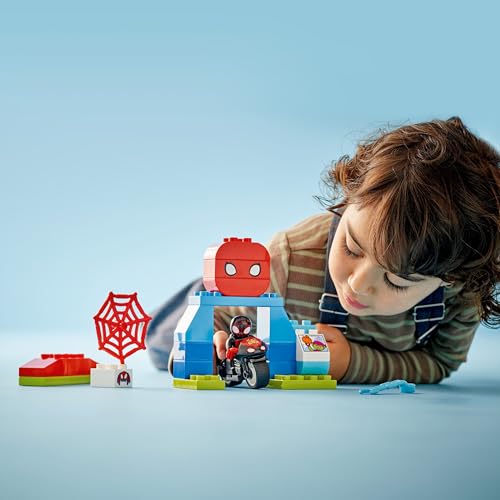LEGO DUPLO Marvel Spin’s Motorcycle Adventure - Building Set for Toddlers 2+ 9