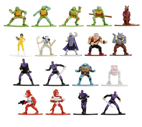 Jada TMNT Nano Figures Multipack Wave 1 - 18 Figures | 1.65 Inch Die-Cast Metal | Ages 3+