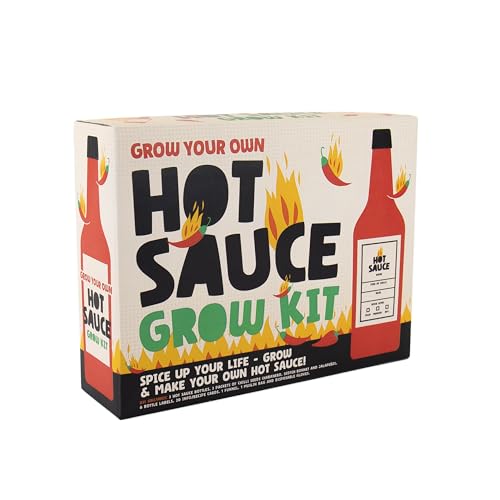 Gift Republic Grow Your Own Hot Sauce Kit - Includes Habanero, Scotch Bonnet & Jalapeño Seeds 3