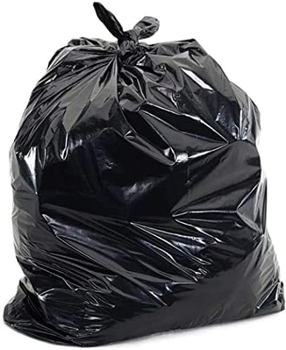 Addis 504870 90L Plastic Refuse Sacks Black - 20 Bags per Roll