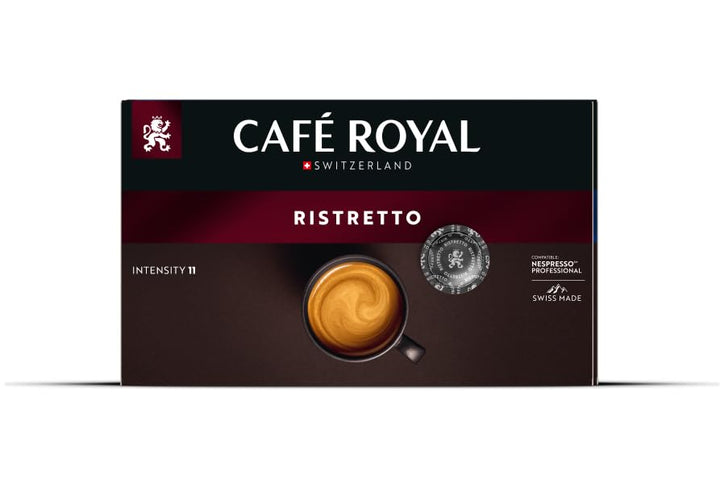 Café Royal Professional Pads, Ristretto, 50-Pack Nespresso Compatible, 100% Arabica, Rainforest Alliance Certified