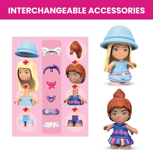 Mega Construx Barbie Malibu House Building Set - 305-Piece Playset for Ages 5+