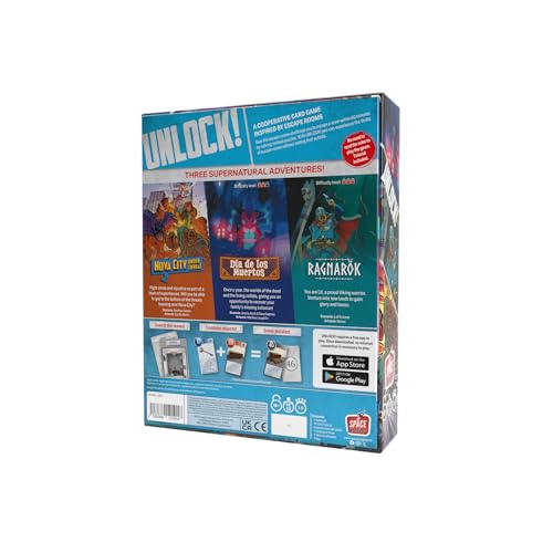 Space Cowboys Unlock! 12 Supernatural Adventures Cooperative Card Game