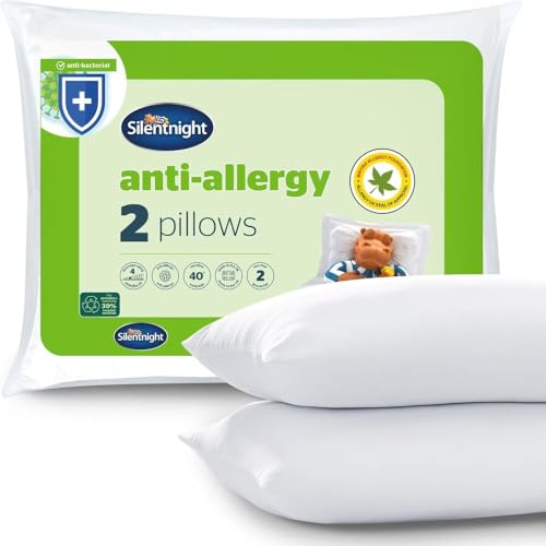 Silentnight - Anti-Allergy Collection Microfibre Pillow Pack of 2 (Twin)