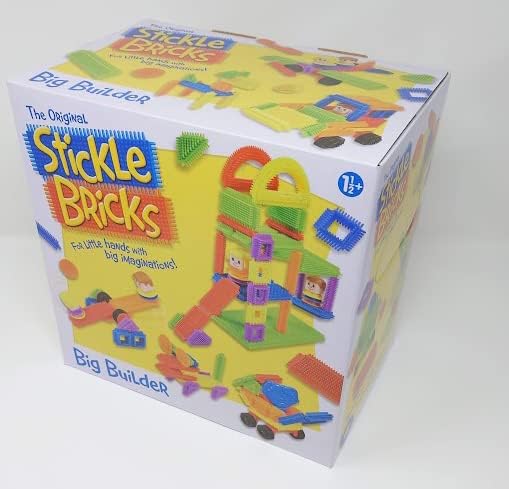 Stickle Bricks Big Builder Construction Set - Over 125 Pieces for Toddlers 18 Months+ 2