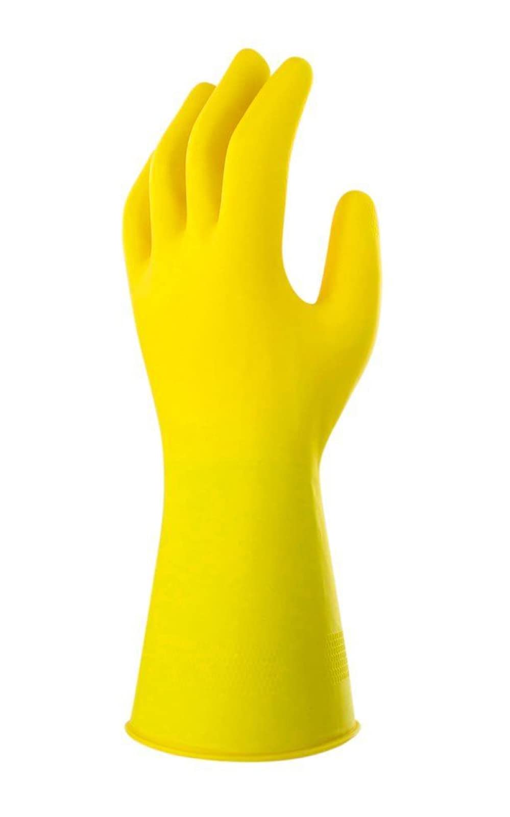 Marigold Cleaning Gloves - Triple-Layered Durability | Cotton-Lined Comfort | Yellow | Adult Medium
