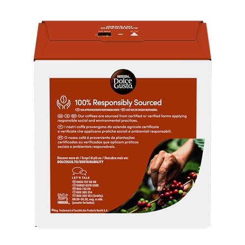 NESCAFÉ DOLCE GUSTO Americano Intenso - 48 Capsules (Pack of 3, 16 Count Each)