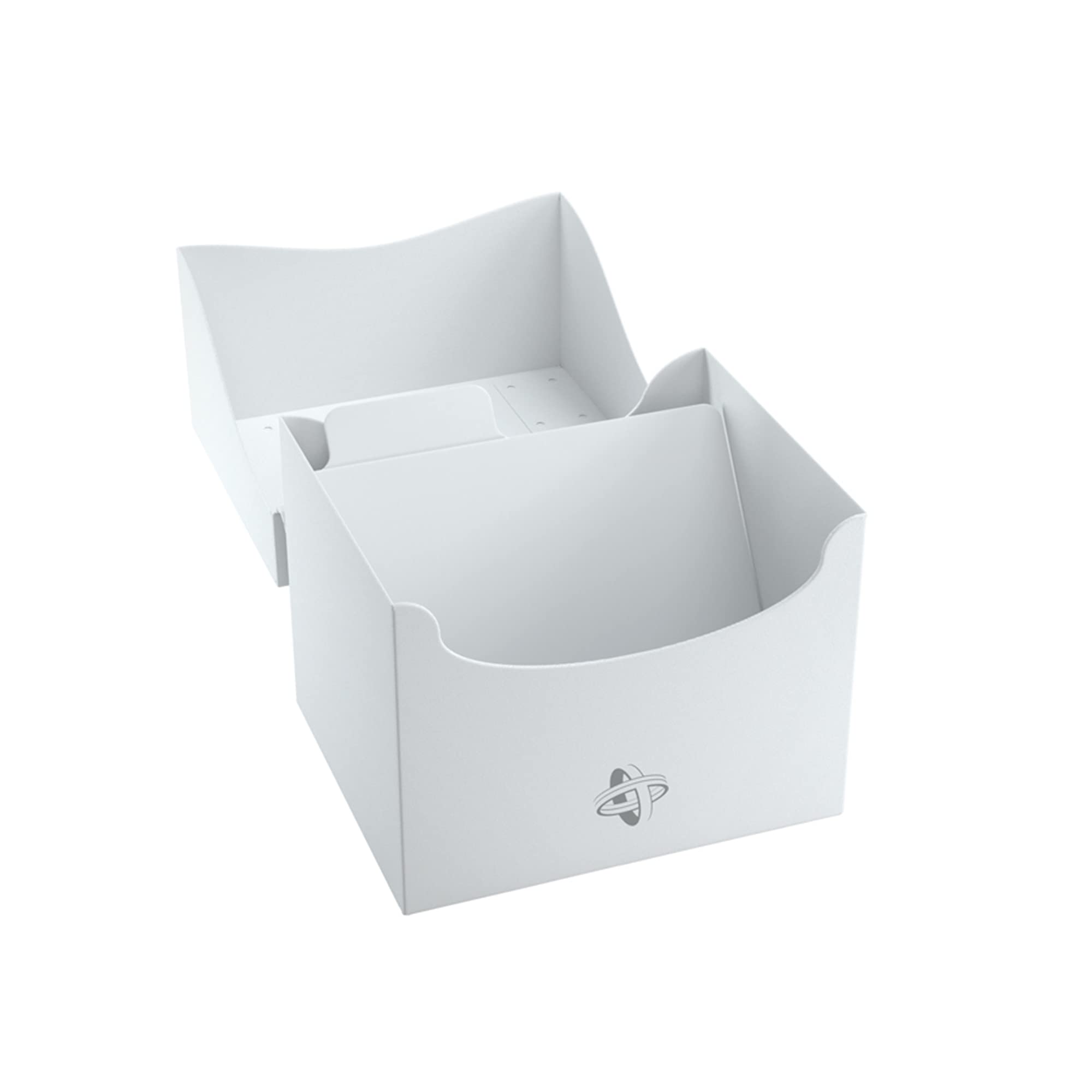 Gamegenic Side Holder 100+ XL Card Box - White | Holds 100 Double-Sleeved Cards