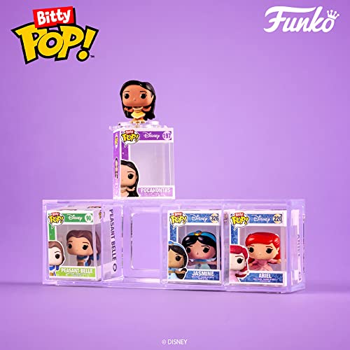 Funko Bitty POP! Disney Princesses 4-Pack: Cinderella, Snow White, Aurora & Mystery Mini | 0.9 Inch Vinyl Figures 25