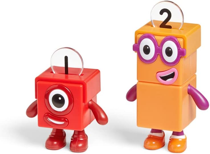 Numberblocks One and Two Bike Adventure - Tandem Bike Playset for Ages 3-7