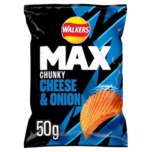 Walkers Max Cheese & Onion Crisps 50g (Pack of 24)