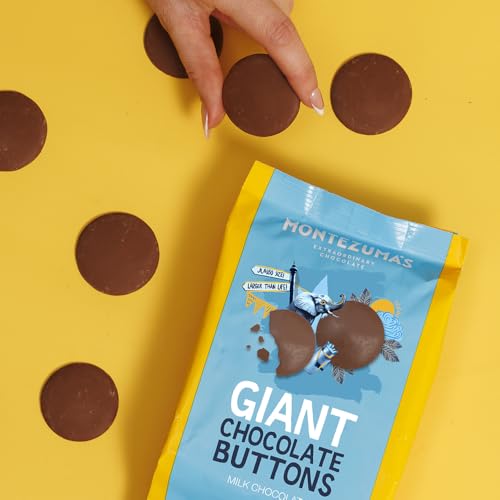 Montezuma Giant Milk Chocolate Buttons, Gluten Free, 120g