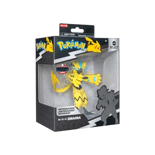 Pokémon Select Zeraora - 6-Inch Super-Articulated Action Figure with P