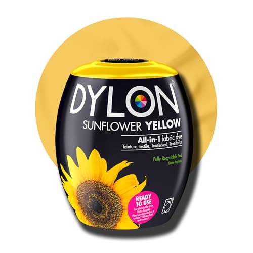 Dylon Washing Machine Fabric Dye Pod - Sunflower Yellow, 350g 11