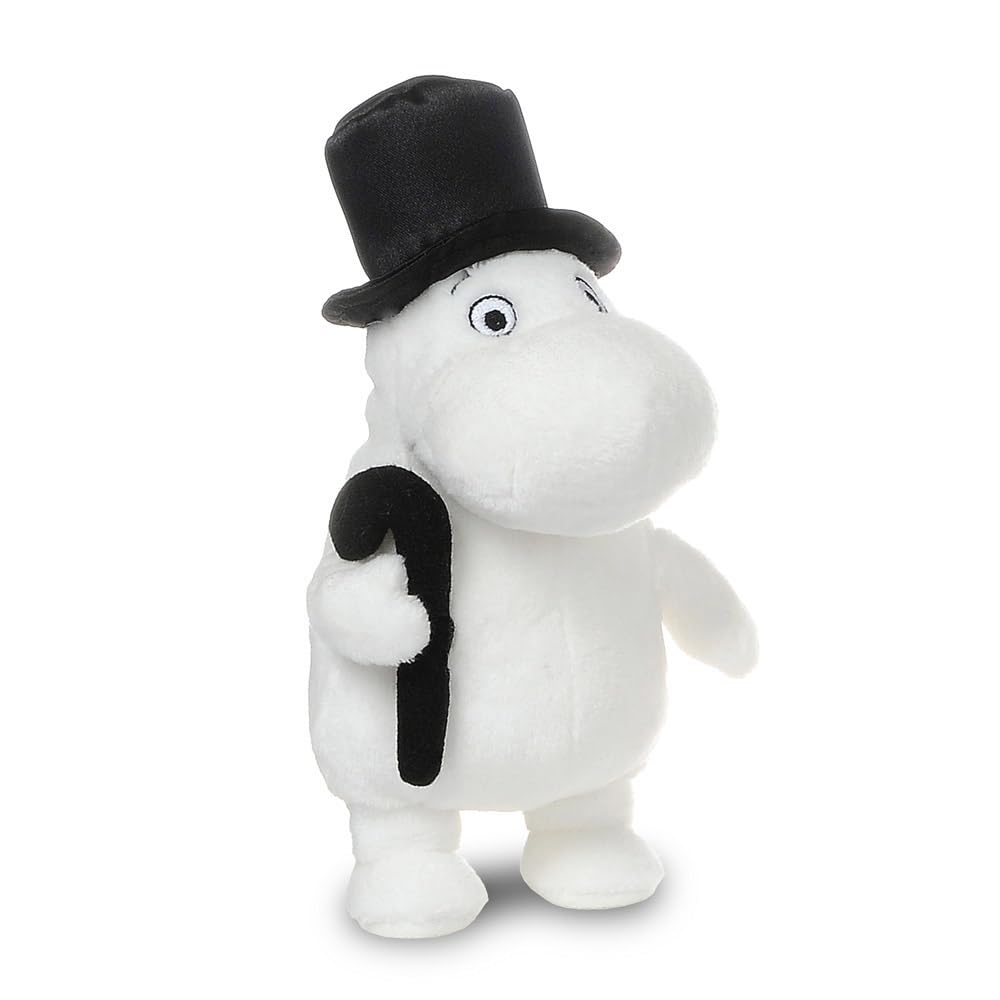 AURORA Moomin Collection Pappa Moomim Stuffed Toy | 17cm | White/Black 1