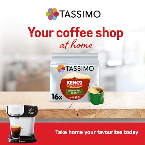 Kenco Americano Decaf Coffee Pods (Pack of 5, 80 T-Discs) for Tassimo Machines 3