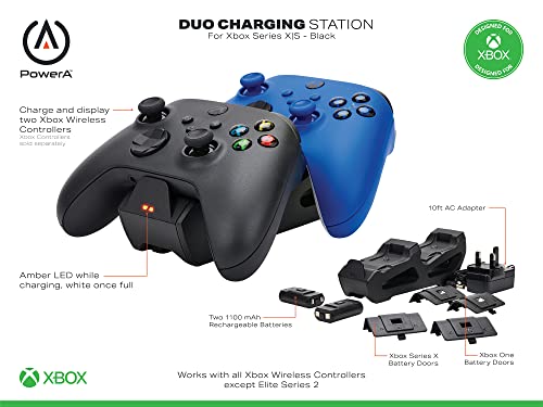 PowerA Duo Charging Station for Xbox Series X|S and Xbox One - Black (UK) 12