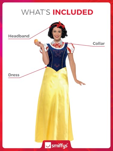 Smiffys Princess Snow Costume - Adult Women XS (24643XS)
