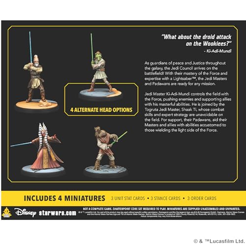 Atomic Mass Games Star Wars Shatterpoint: Wisdom of the Council Squad Pack