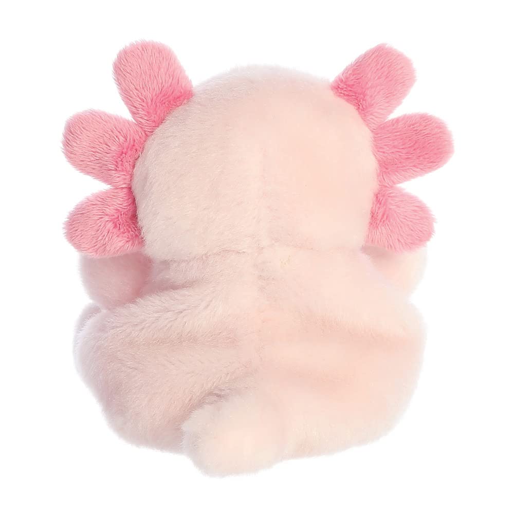 AURORA Palm Pals Ax Axolotl Soft Toy - Pink, 5 Inches | Collectible Beanie 4