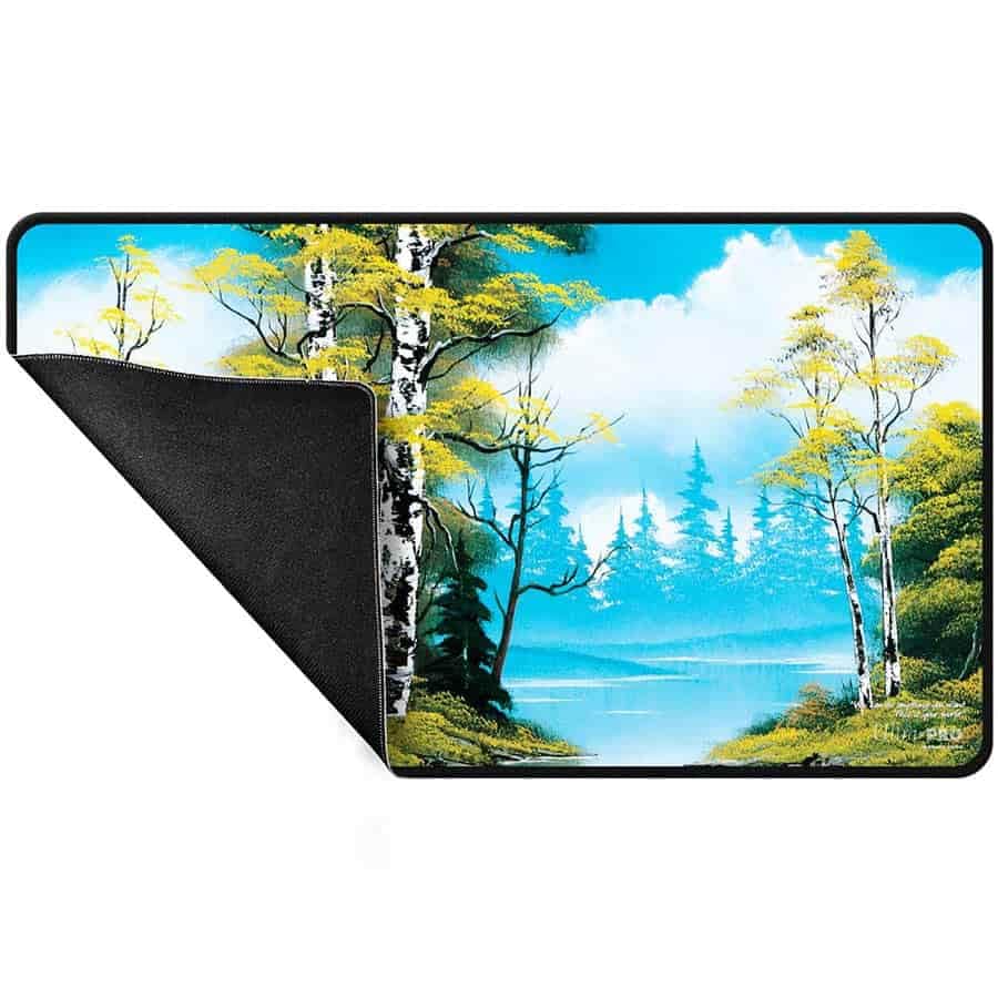 Ultra Pro Bob Ross Lakeside Path Stitched Playmat 2