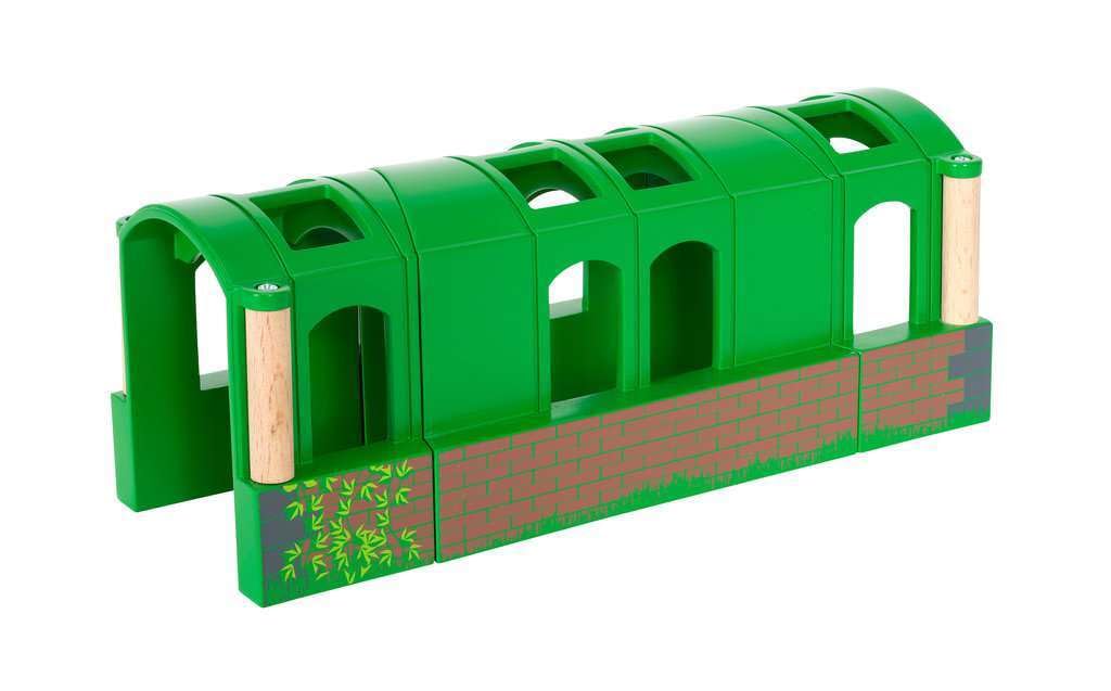 BRIO World Flexible Tunnel Wooden Railway Accessory Set for Kids 5