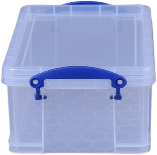 Really Useful Box - 5 Litre Transparent Stackable Storage Box with Clip Lock Lid 8