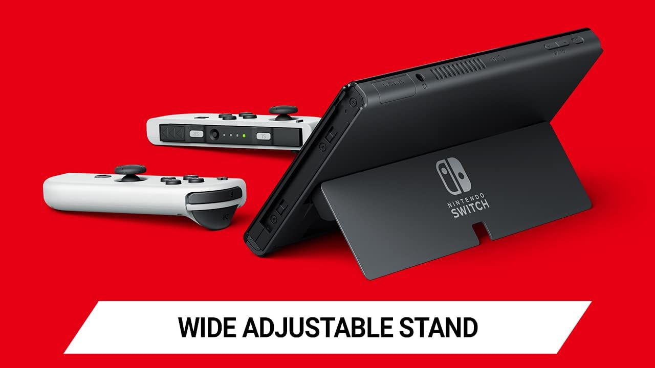 Nintendo Switch (OLED Model) - Neon Blue/Neon Red 2