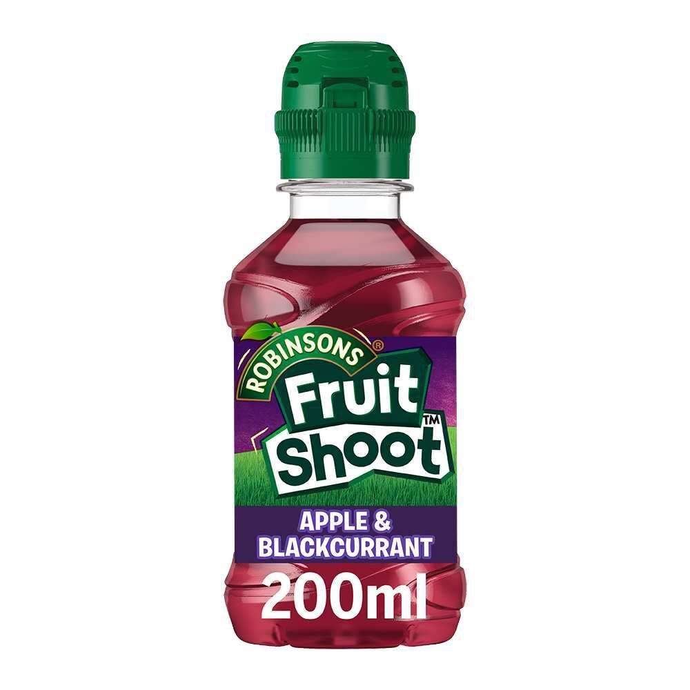 FRUIT SHOOT Apple and Blackcurrant Fruit Juice - No Added Sugar | Vitamins | 8 x 200ml Bottles