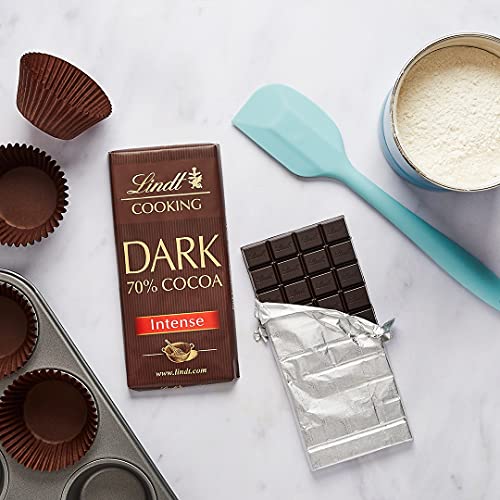 Lindt - Cooking Dark Chocolate Bar 70% Cocoa, 200g